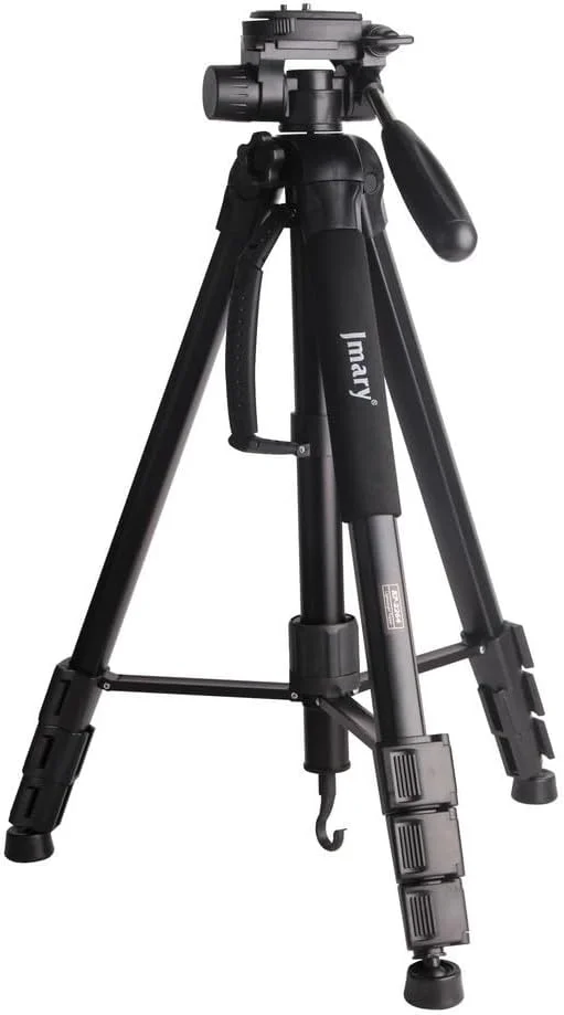 سه پایه آلومینیومی 2 در 1 Jmary KP-2264 برای همه دوربین های DSLR و تلفن های هوشمند (مشکی)