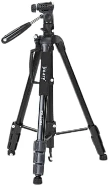 پایه سه پایه حرفه ای برای دوربین DSLR، دوربین بدون آینه، طول باز شده 1.79 متر، ظرفیت بار 3 کیلوگرم، سه پایه برای آیفون، دوربین، دوربین فیلمبرداری، سه پایه تلفن، گیمبال.