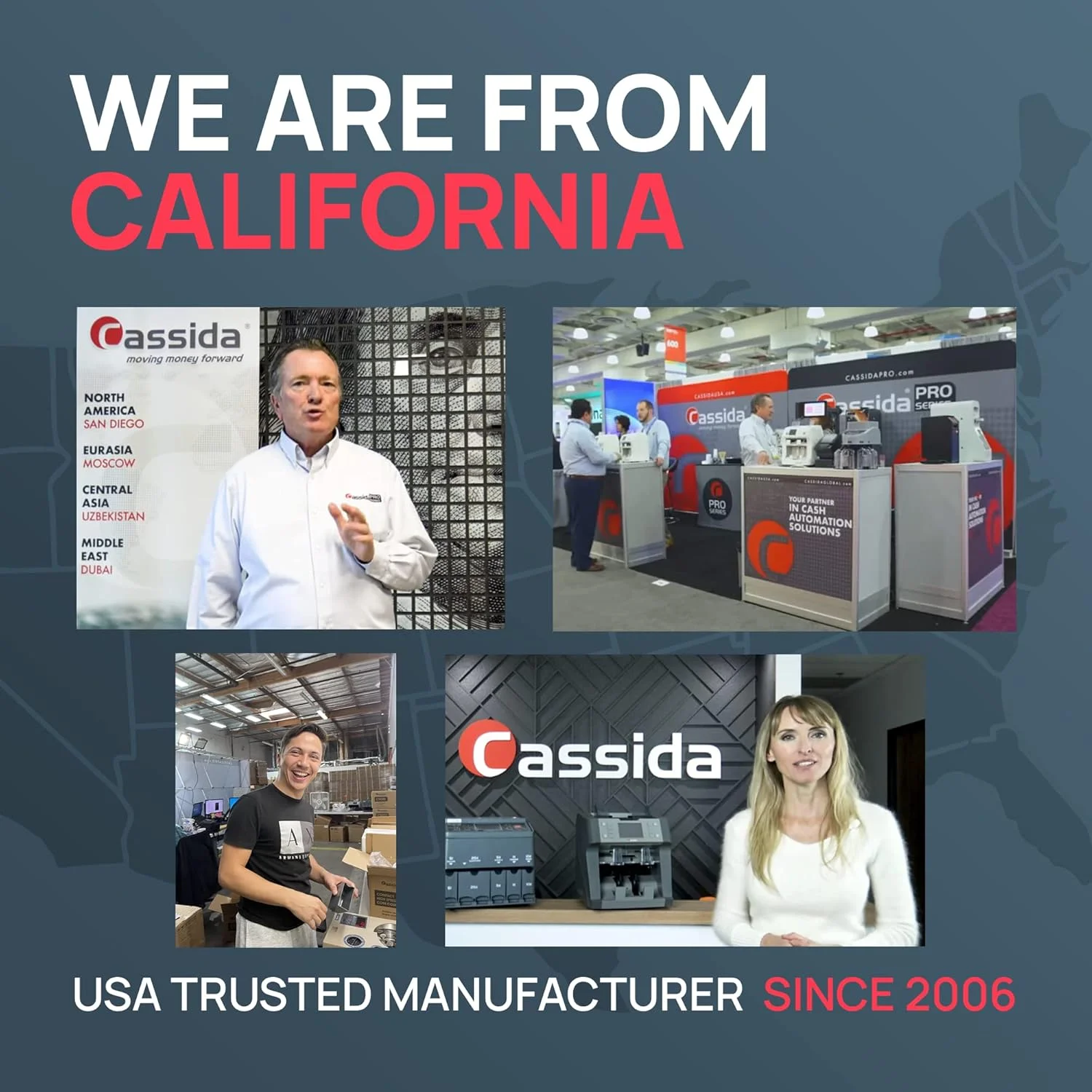 دستگاه شمارش اسکناس Cassida 5520 UVMG (نسخه بین المللی)