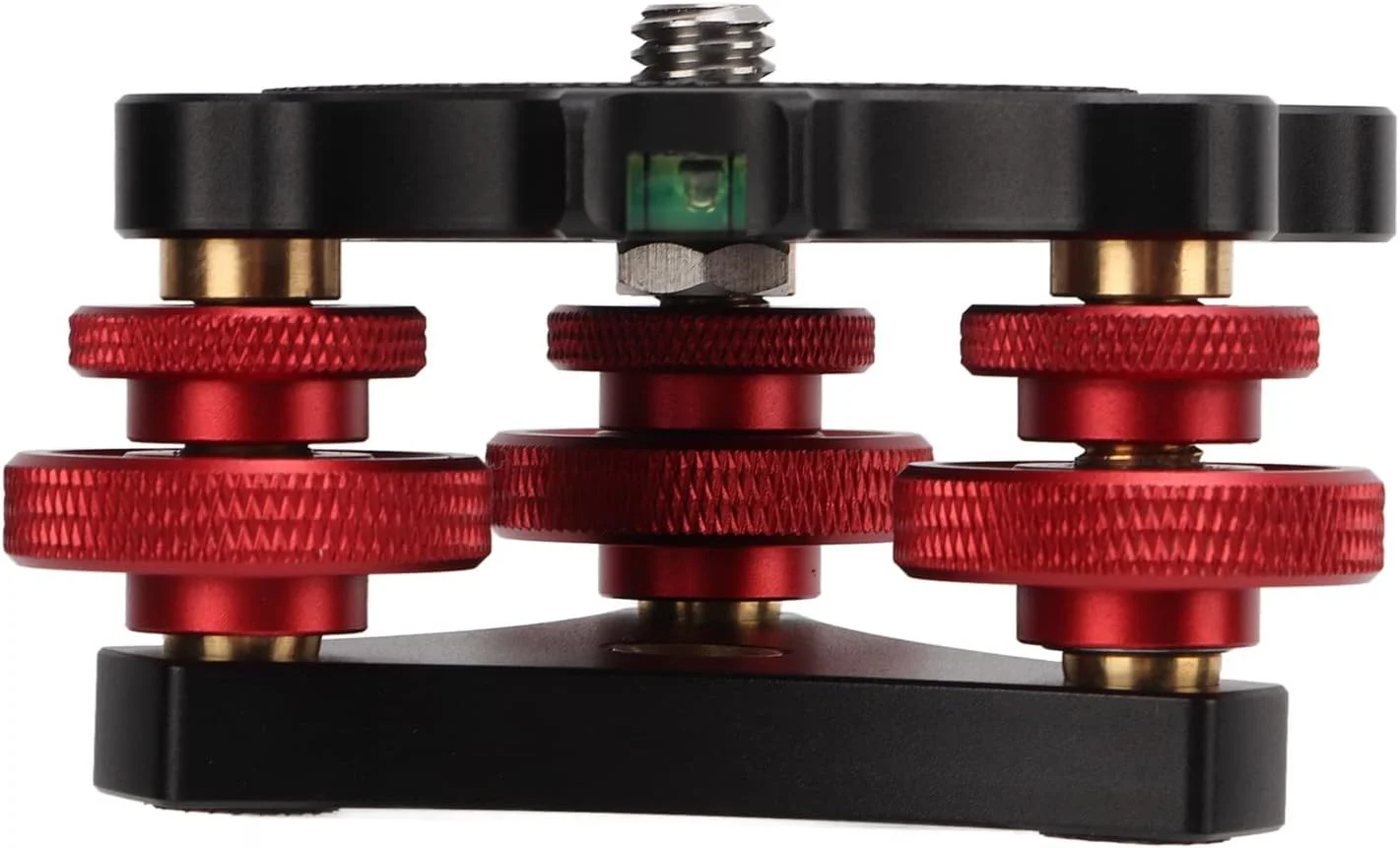 پایه تراز هد سه پایه دوربین، تراز دوربین LP-64، پایه تراز سه پایه دوربین، تراز سه چرخ آلومینیومی