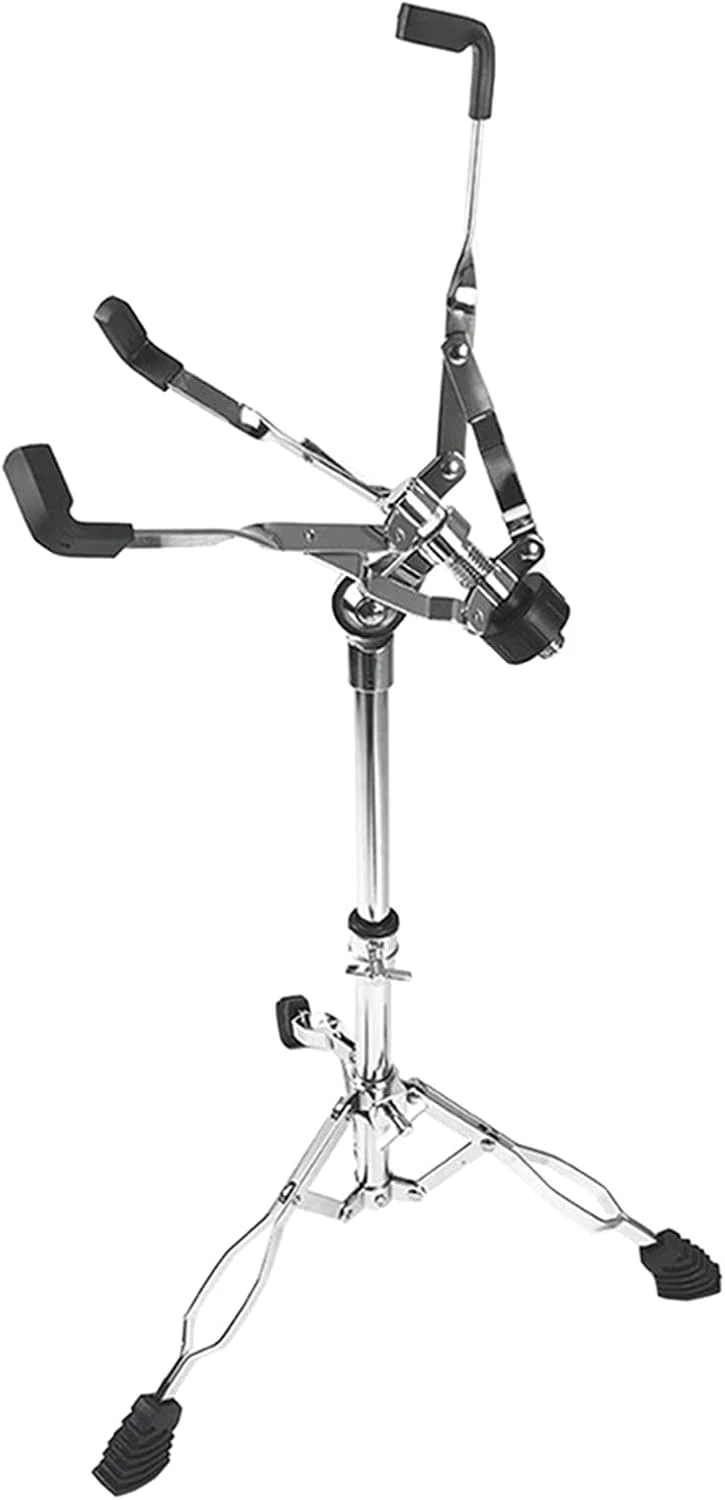 پایه طبل فولادی کربنی گالوانیزه 12 اینچی با قابلیت تنظیم ارتفاع 50 تا 75 سانتی متر برای طبل های تمرینی و اسنر درام HELEMIY