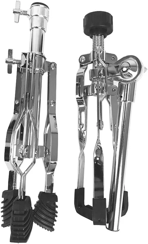 پایه طبل فولادی کربنی گالوانیزه 12 اینچی با قابلیت تنظیم ارتفاع 50 تا 75 سانتی متر برای طبل های تمرینی و اسنر درام HELEMIY