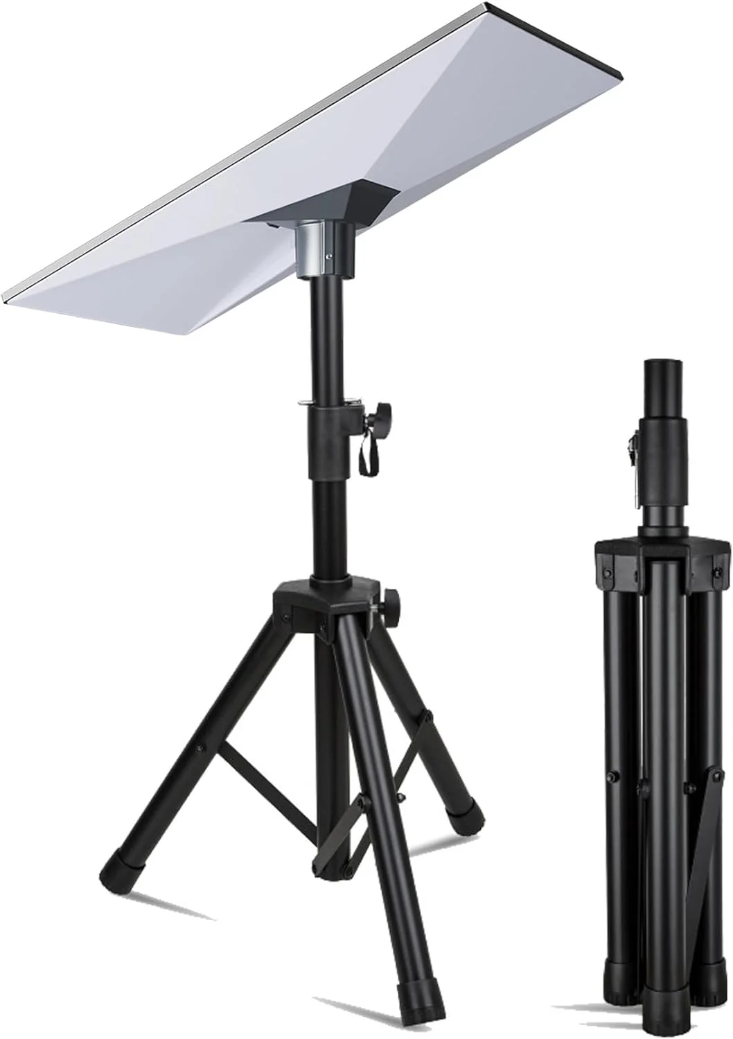 پایه سه پایه نسل 3 استارلینک، پایه قابل تنظیم و سنگین، سازگار با استارلینک نسل 3/V4، دیش پایه دار استاندارد استارلینک، -2 تا 4.5 فوت، شامل آداپتور لوله کشویی