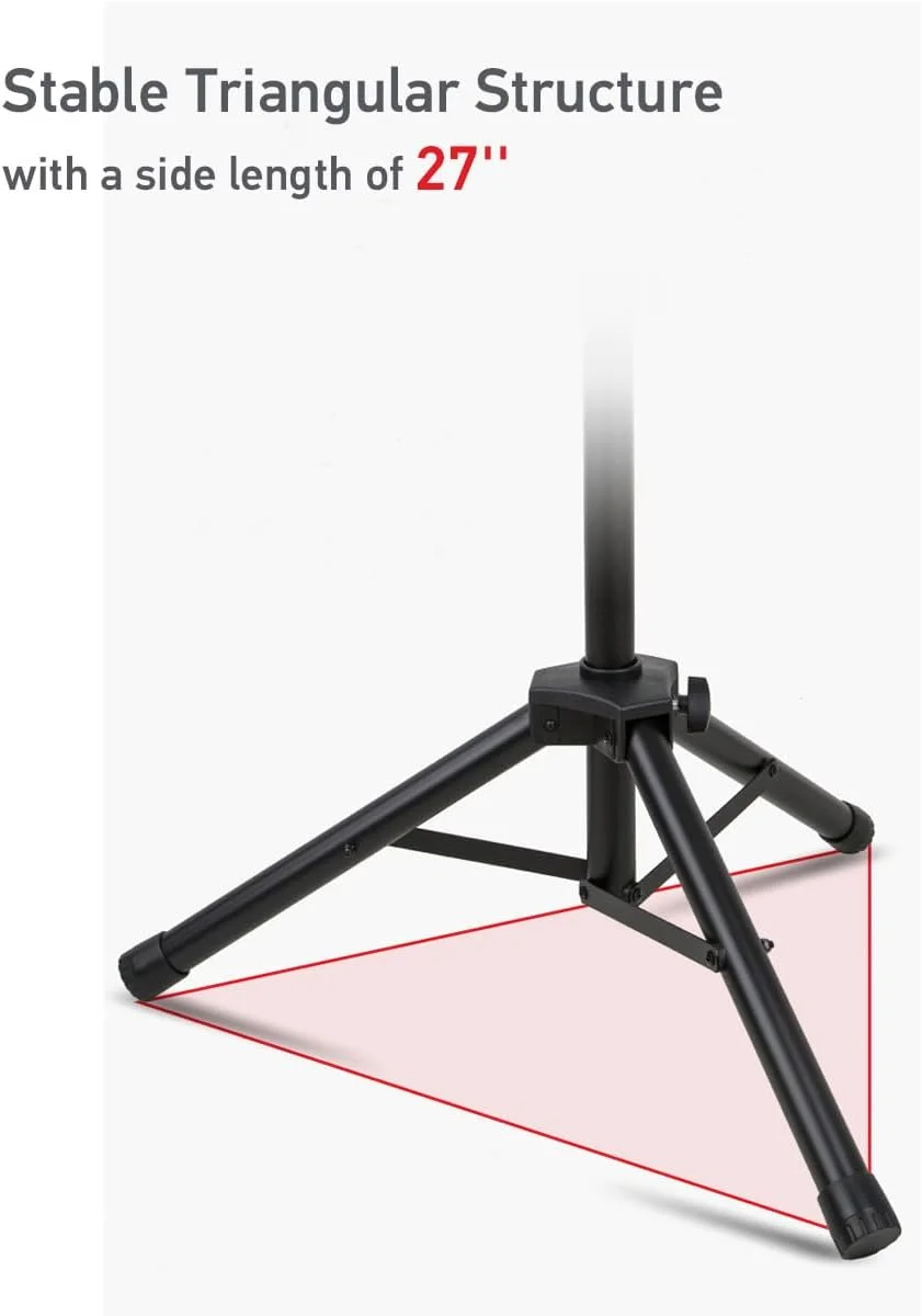 پایه سه پایه نسل 3 استارلینک، پایه قابل تنظیم و سنگین، سازگار با استارلینک نسل 3/V4، دیش پایه دار استاندارد استارلینک، -2 تا 4.5 فوت، شامل آداپتور لوله کشویی