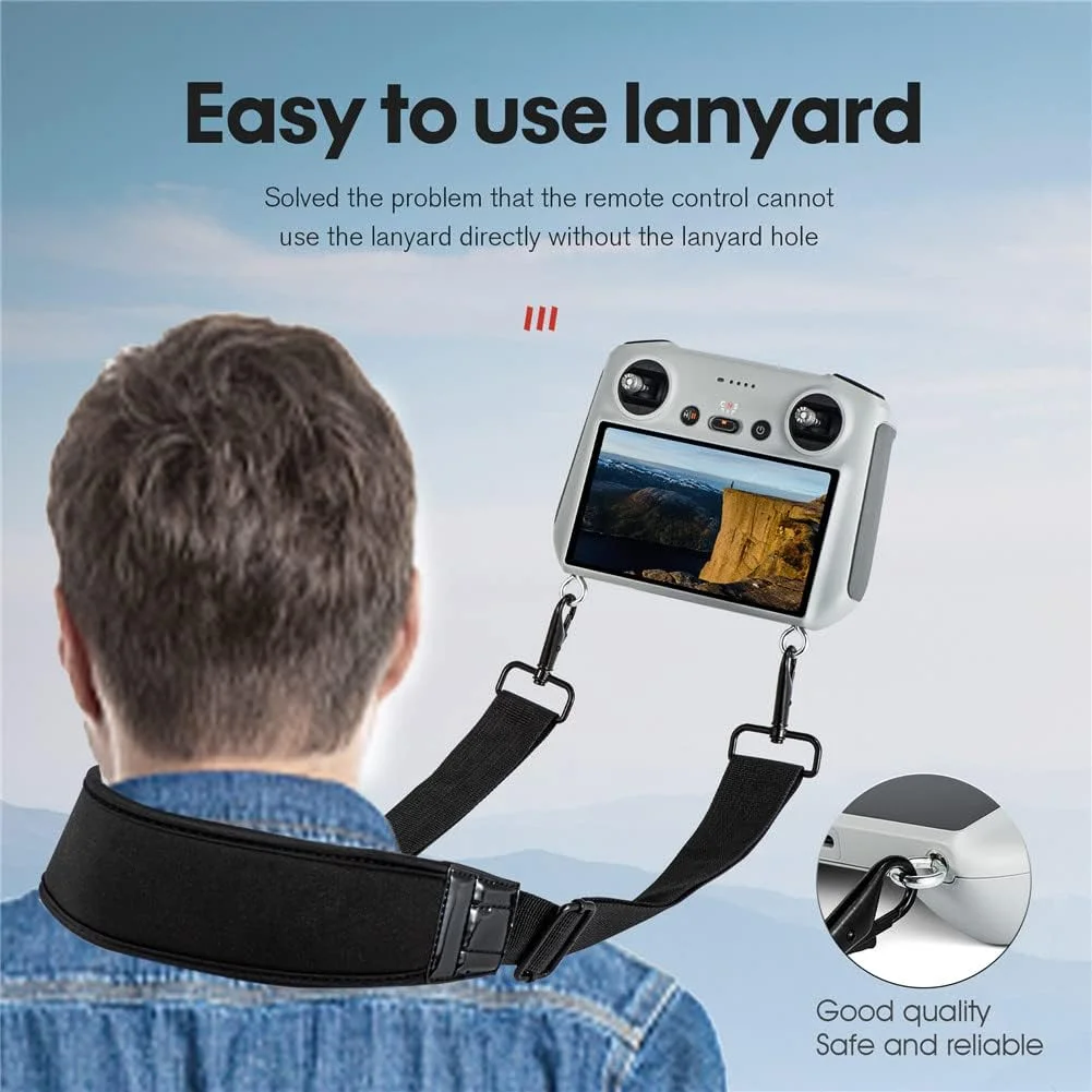 بند نرم و قابل تنظیم TECKEEN برای کنترلر DJI Mini 3 Pro RC Pro با سگک بند نرم و قابل تنظیم TECKEEN برای کنترلر DJI Mini 3 Pro RC Pro با سگک