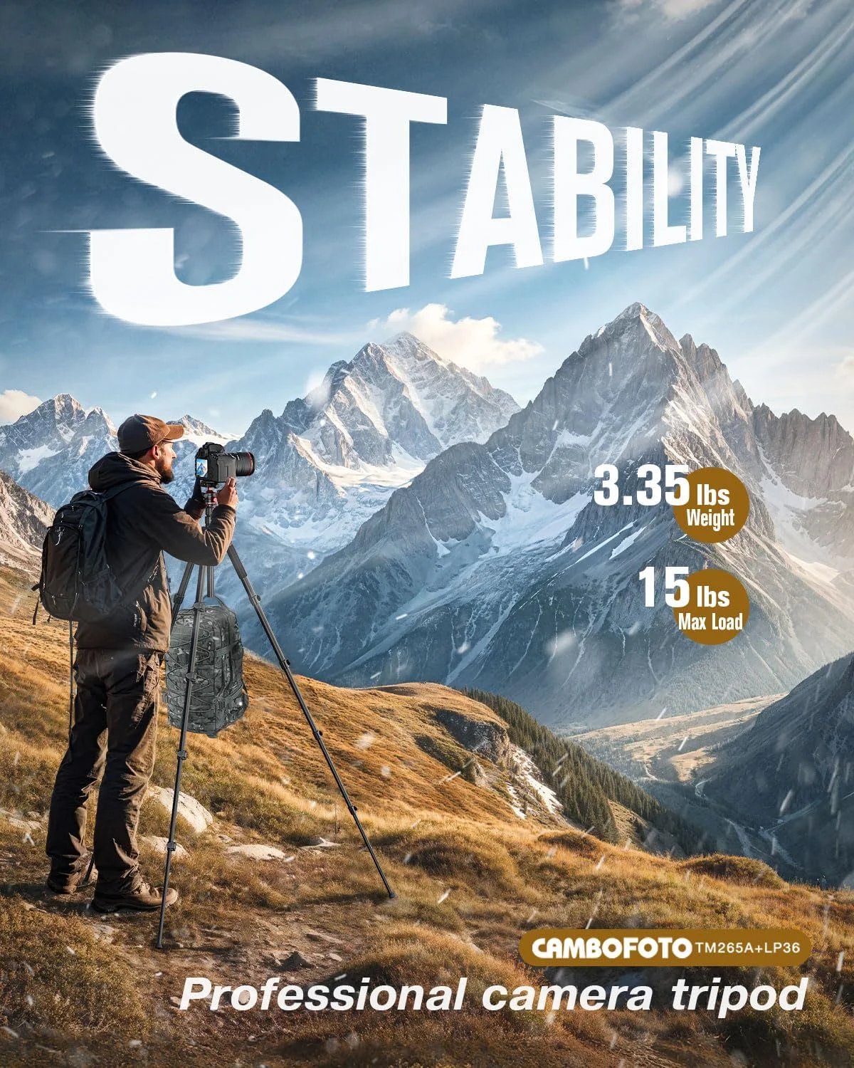 سه پایه دوربین DSLR کمبوفوتو 80 اینچی، سه پایه و تک پایه آلومینیومی حرفه ای با سر توپی 360 درجه به همراه کیف حمل، سازگار با دوربین های کانن نیکون، دوربین های دوچشمی و تلسکوپ لیزری (وزن 1.5 کیلوگرم، تحمل وزن 6.8 کیلوگرم) سه پایه دوربین DSLR کمبوفوتو 80 اینچی، سه پایه و تک پایه آلومینیومی حرفه ای با سر توپی 360 درجه به همراه کیف حمل، سازگار با دوربین های کانن نیکون، دوربین های دوچشمی و تلسکوپ لیزری (وزن 1.5 کیلوگرم، تحمل وزن 6.8 کیلوگرم)
