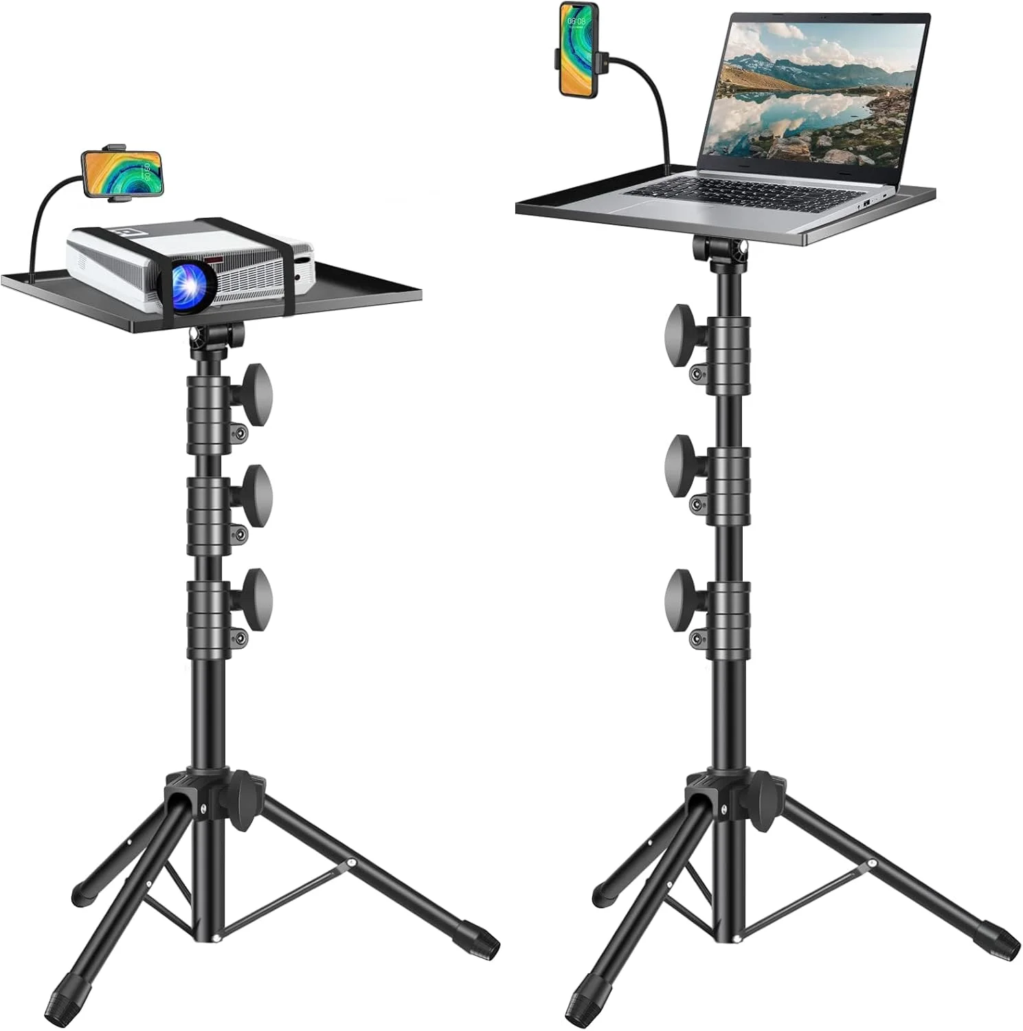 پایه سه پایه پروژکتور و لپ تاپ OUKMIC