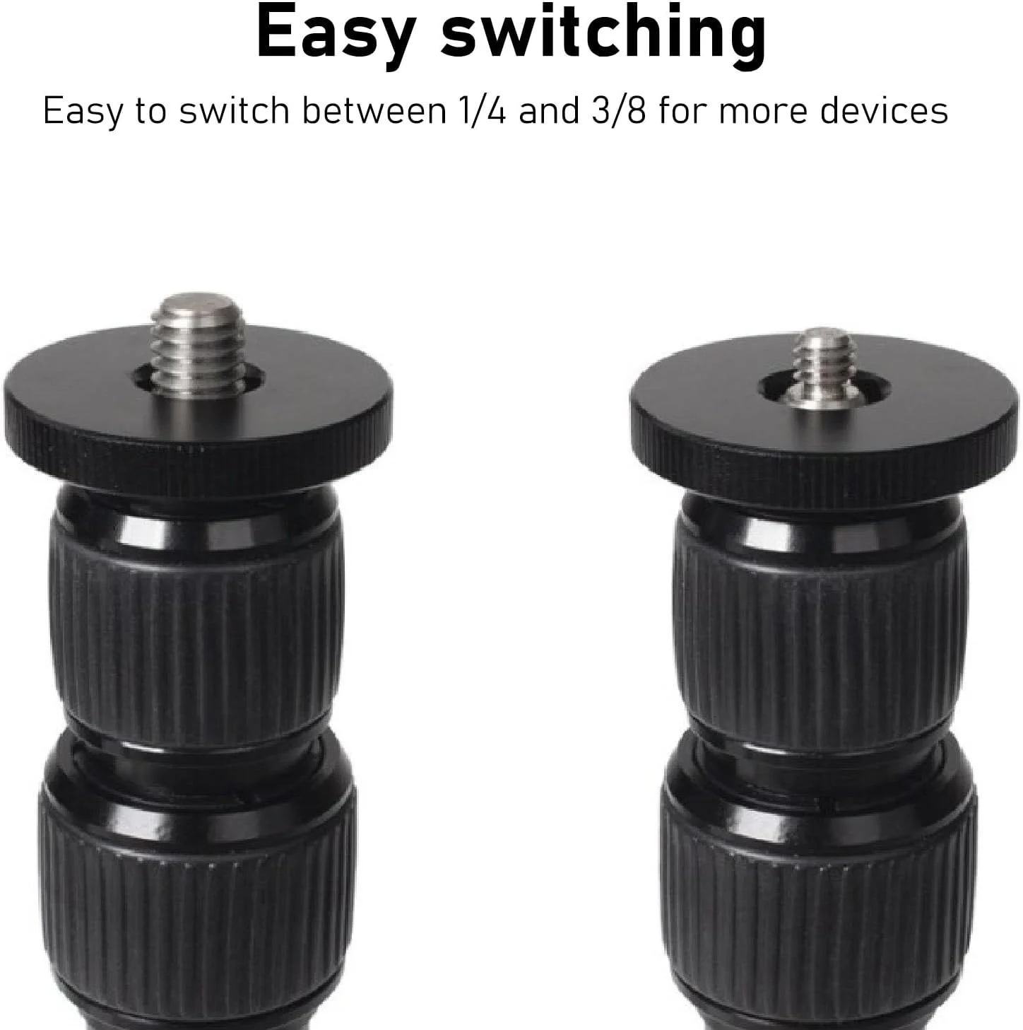 بازوی اکستنشن سه بخشی تلسکوپی آلیاژ آلومینیوم برای دوربین