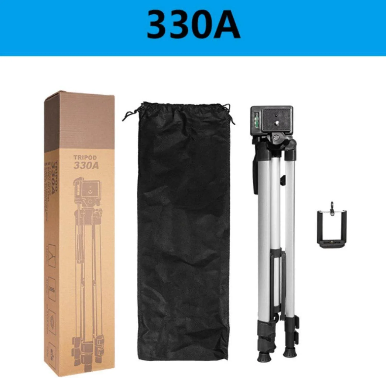 سه پایه دوربین SLR مدل Labymos 330A، مناسب دوربین موبایل، عکاسی پخش زنده، پایه نگهدارنده گوشی، پایه ایستاده سلفی