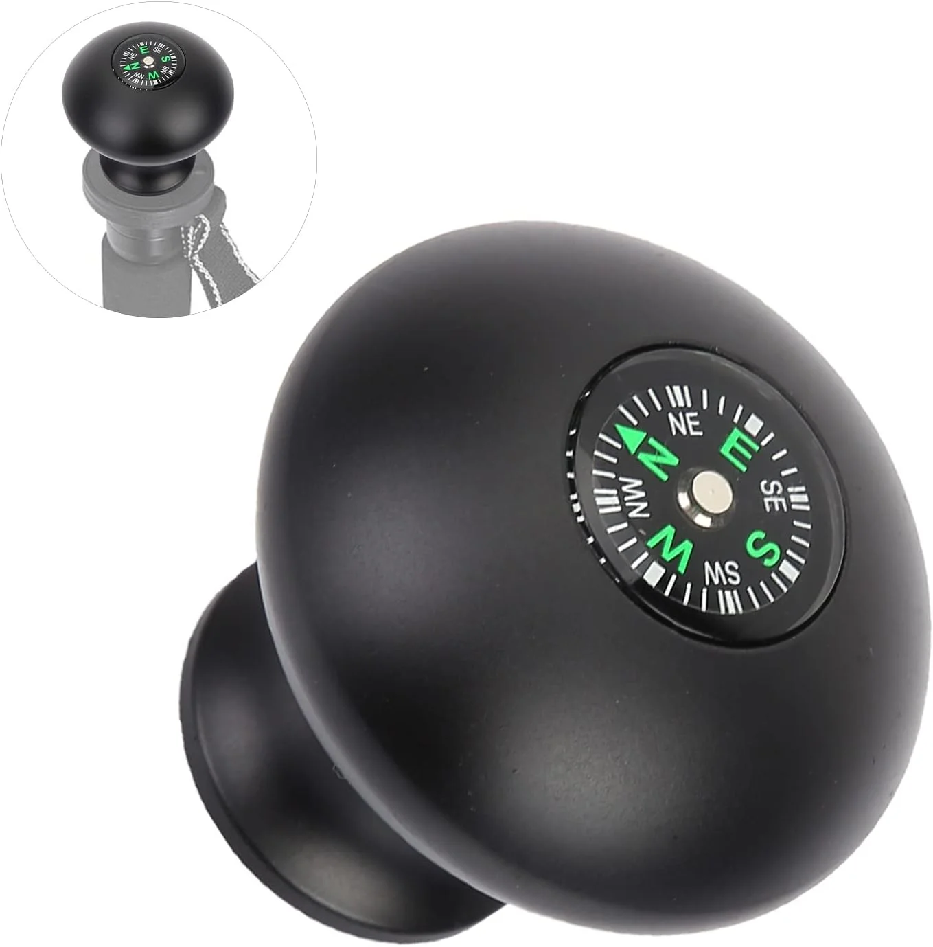 دستگیره تک پایه آلیاژی با سوراخ پیچ 3/8 اینچی، دستگیره بادوام تک پایه، مناسب برای پیاده روی، کمپینگ و فعالیت های فضای باز