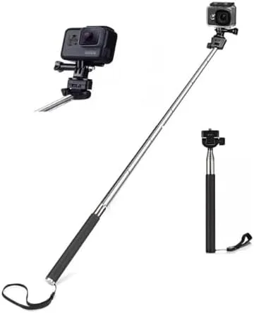 تک پایه برای GoPro Hero 11 10 9 8 Black Xiaomi Yi 4K Lite SJCAM SJ8 pro H9 اکشن کم استیک