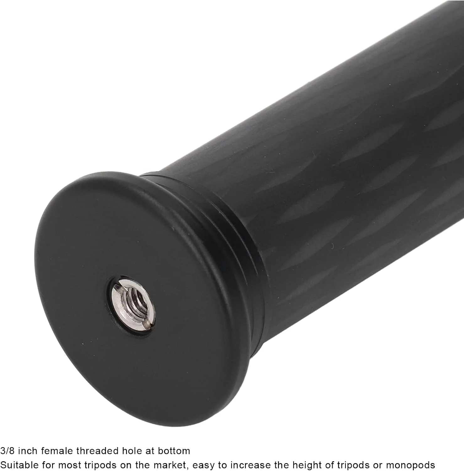 میله افزایش ارتفاع سه پایه، میله تلسکوپی سبک وزن دو قسمتی برای عکاسی (33 میلی متر)