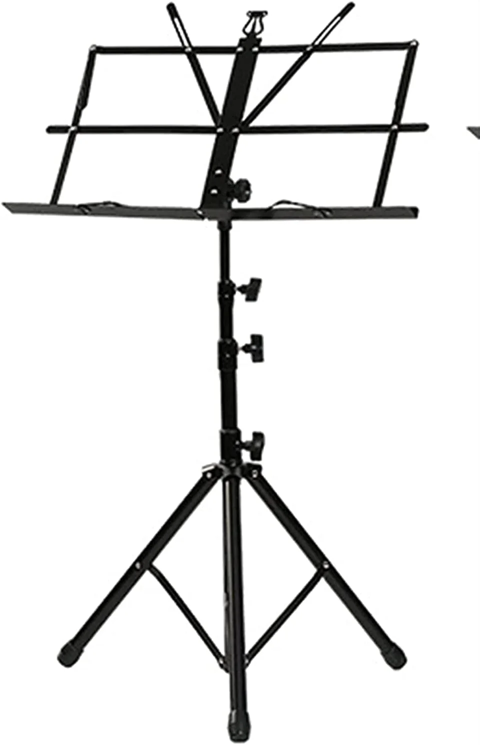 پایه نت پایه نگهدارنده نت سه پایه استیل با قابلیت تنظیم ارتفاع به همراه کیف حمل (رنگ: مشکی)