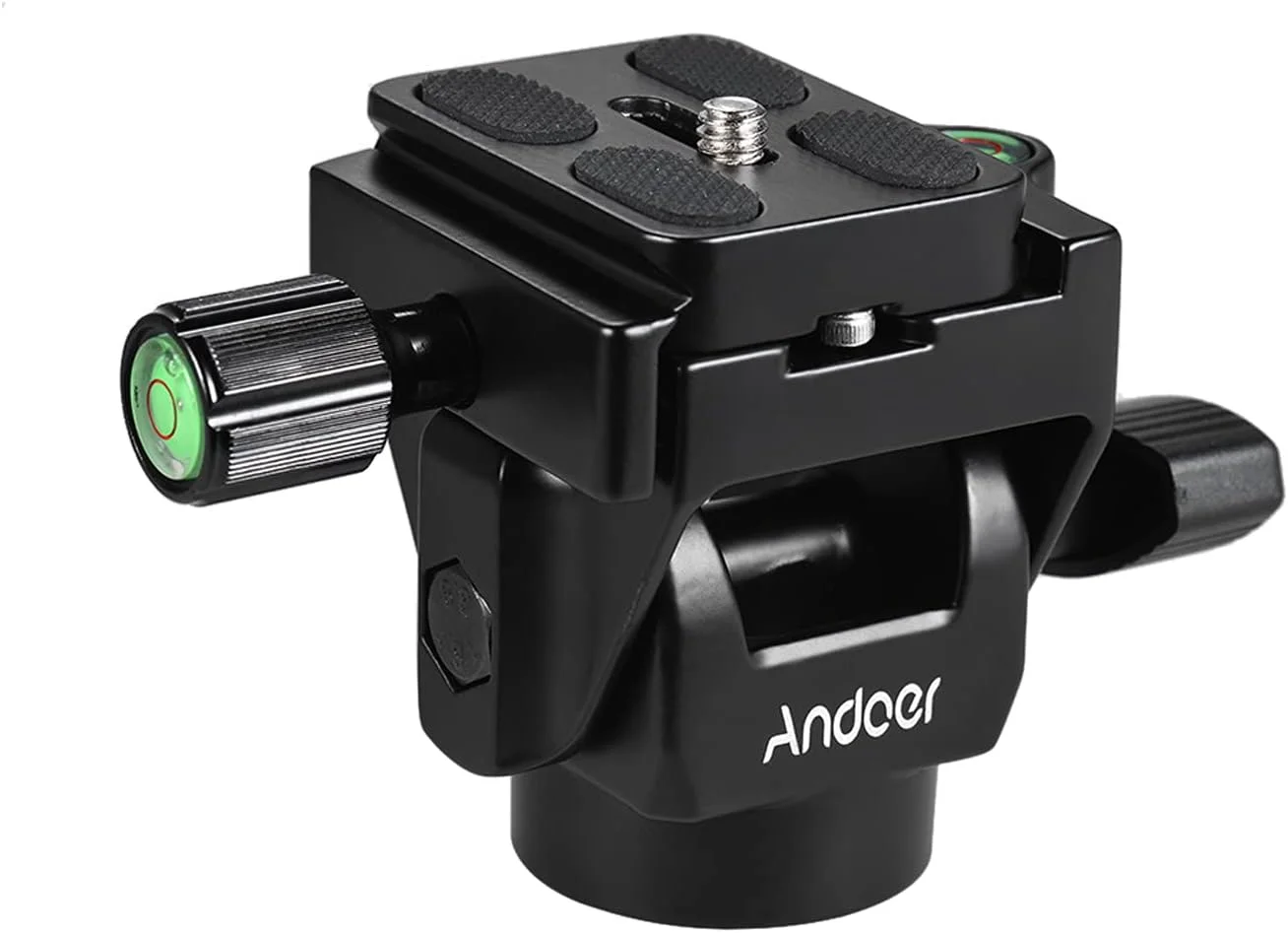 هد شیب دار تک پایه M-12، هد پانوراما، مناسب تله فوتو و تماشای پرندگان به همراه صفحه رهاسازی سریع DOOMUN