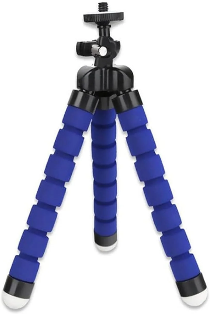 سه پایه دوربین با براکت نصب چند رنگ آبی سه پایه دوربین با براکت نصب چند رنگ آبی