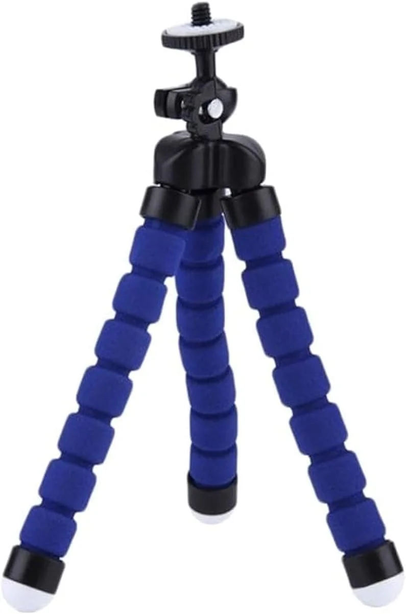 سه پایه اختاپوسی یونیورسال آبی/مشکی چند رنگ سه پایه اختاپوسی یونیورسال آبی/مشکی چند رنگ