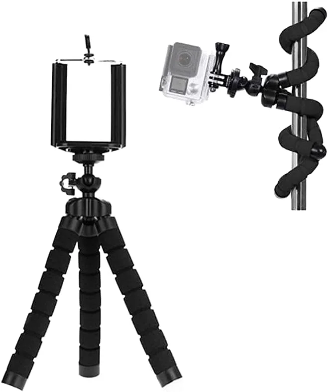 پایه نگهدارنده گوشی با روکش فوم، فلزی انعطاف پذیر با قابلیت چرخش 360 درجه و قابلیت افزایش ارتفاع، چند رنگ Easylife-03208