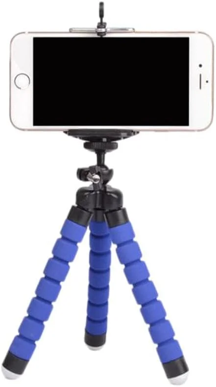 سه پایه اسفنجی هشت پا با مفاصل انعطاف پذیر برای دوربین دیجیتال آبی/مشکی چند رنگ سه پایه اسفنجی هشت پا با مفاصل انعطاف پذیر برای دوربین دیجیتال آبی/مشکی چند رنگ