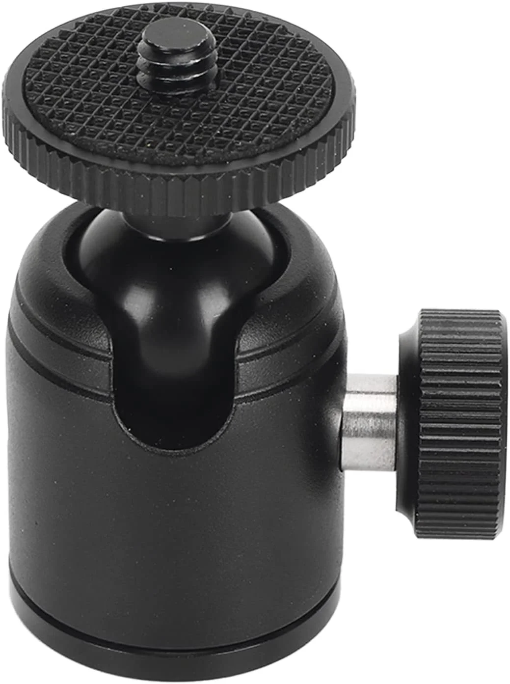 سر توپی، سر توپی سه پایه دوربین، سر توپی پایه سه پایه چرخشی پانوراما 360 درجه با کفشک گرم 1/4 اینچی، دکمه های قفل، برای تک پایه های نور دوربین DSLR