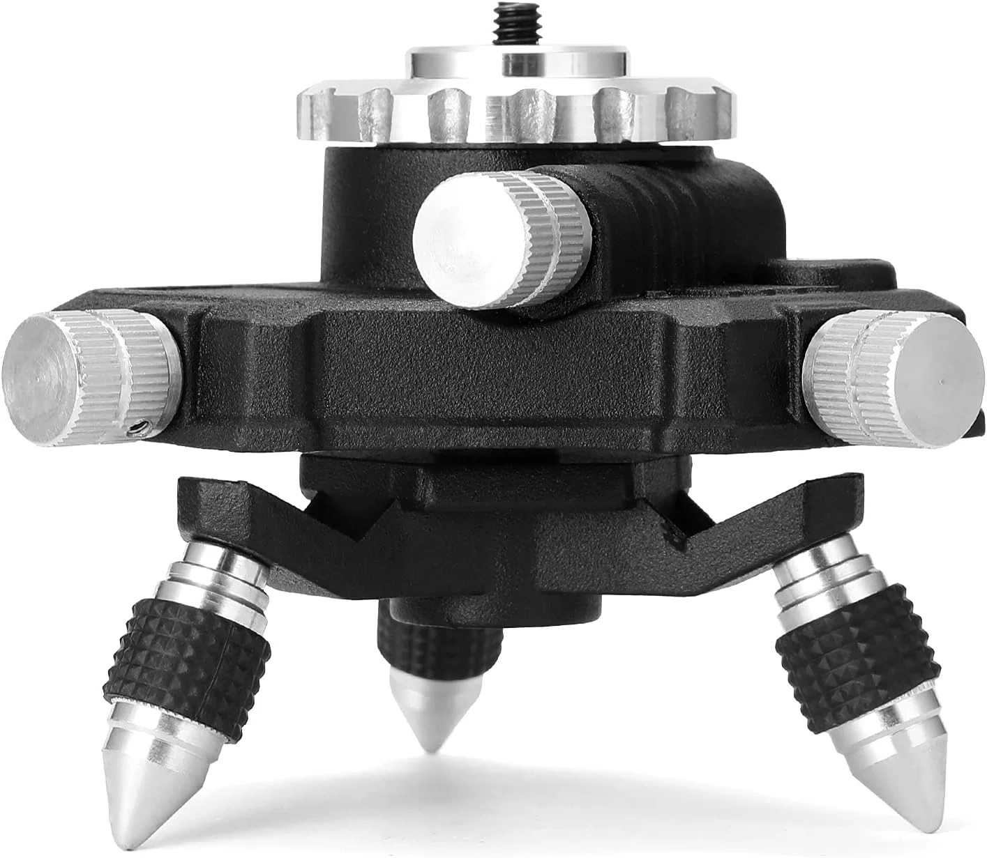 پایه سه پایه آلیاژ آلومینیوم با قابلیت چرخش 360 درجه با رابط 1/4 اینچی و تنظیم دقیق برای تراز