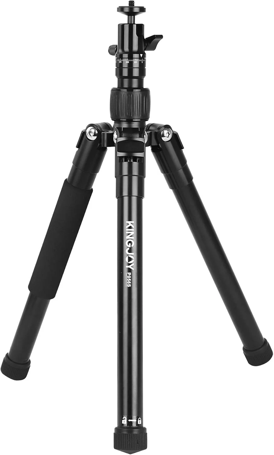 سه پایه مسافرتی سبک FURLOU با سر توپی خرچنگی رهاسازی سریع 1/4 اینچی، سه پایه با سر توپی تک پایه جداشدنی، مناسب برای اکثر دوربین ها