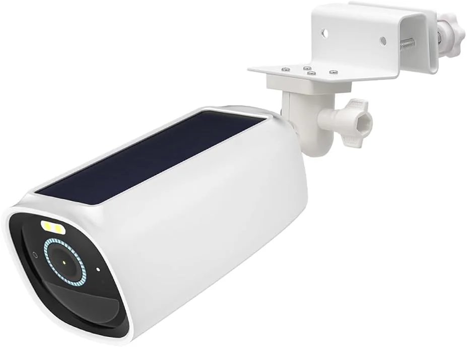 پایه ناودانی Holicfun با روکش سیلیکونی برای دوربین eufyCam 3 (سفید)