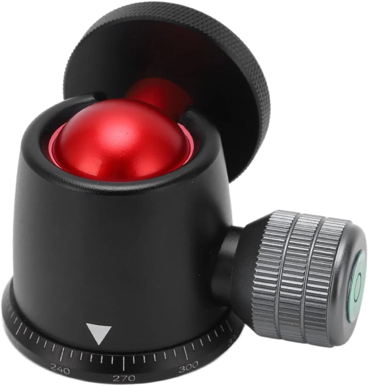 سر توپی، سر توپی سه پایه آلیاژ آلومینیوم با دکمه تراز، فرآیند CNC برای ریل لغزنده