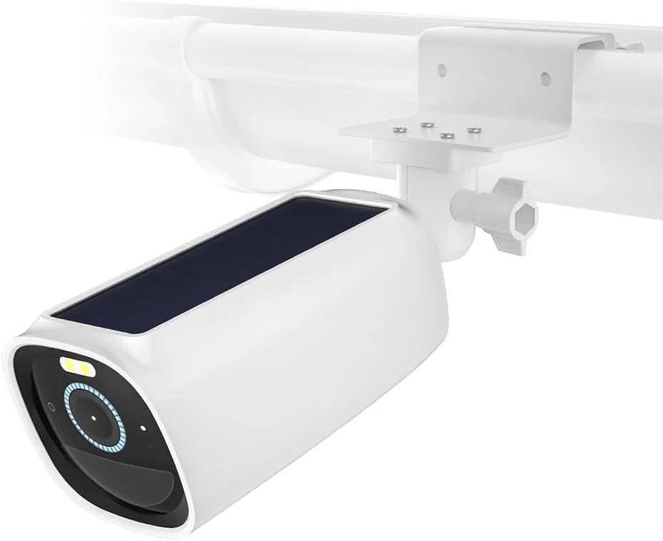 پایه ناودانی Holicfun با روکش سیلیکونی برای دوربین eufyCam 3 (سفید)