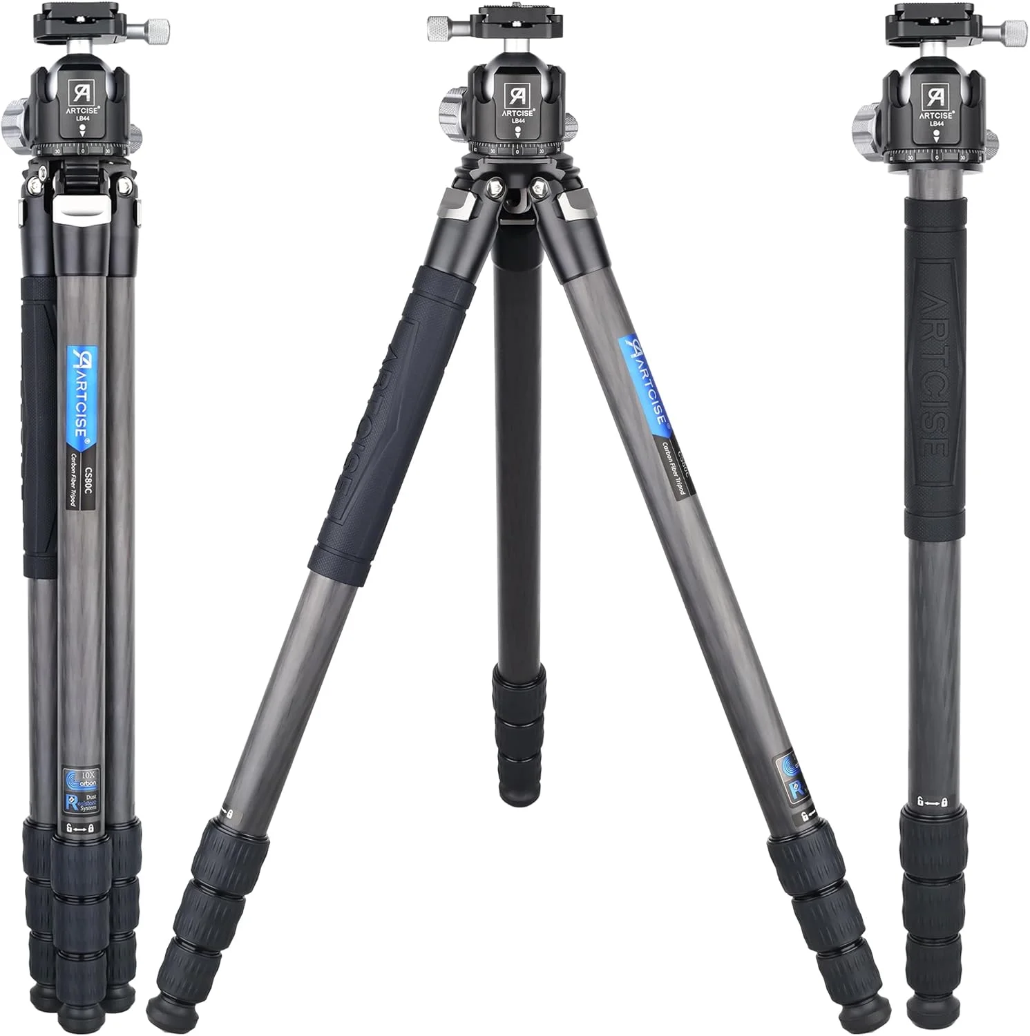 سه پایه فیبر کربنی ARTCISE مدل OnlyCS80C+LB44