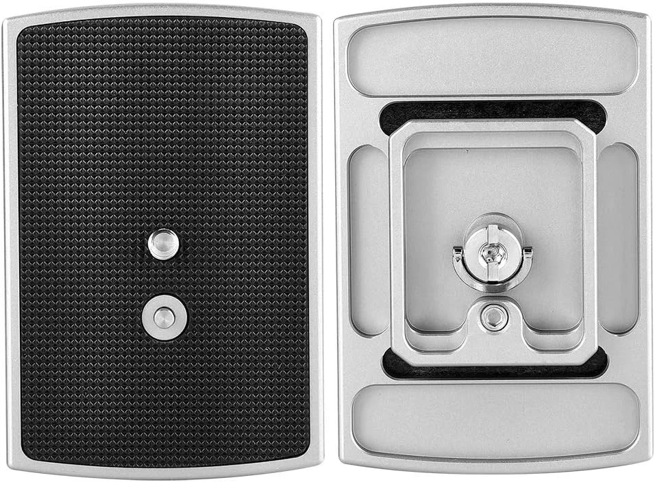 تک پایه آلومینیومی Goshyda Yunir TH-650DV 1/4 با صفحه رهاسازی سریع برای دوربین DSLR مناسب برای Libec TH-650 VD-2200 NTP-650 QVD-2000