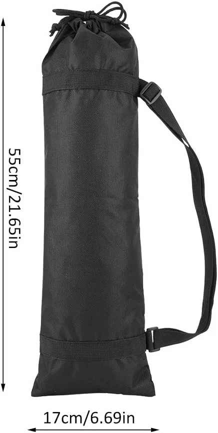 کیف سه پایه دوربین، کیف حمل سه پایه دوربین آکسفورد تاشو و قابل حمل مشکی برای سه پایه دوربین و تک پایه
