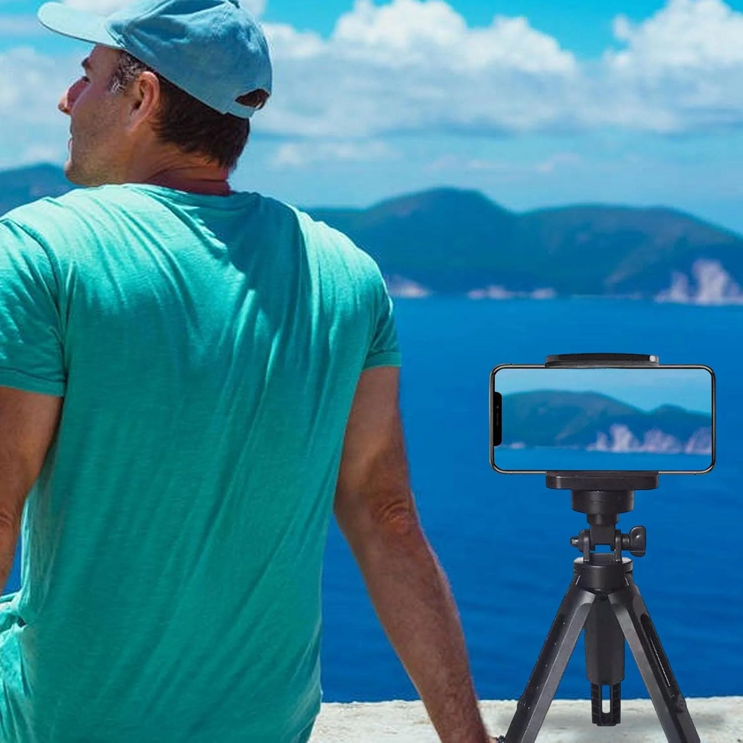 پایه نگهدارنده گوشی - طراحی نصب پیچی 1/4 اینچی، سه پایه انعطاف پذیر گوشی، نگهدارنده گوشی با قابلیت چرخش 360 درجه و قابل افزایش طول برای ضبط ویدیو، سلفی و پخش زنده