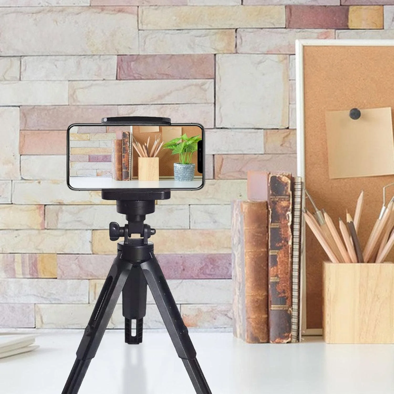 پایه نگهدارنده گوشی - طراحی نصب پیچی 1/4 اینچی، سه پایه انعطاف پذیر گوشی، نگهدارنده گوشی با قابلیت چرخش 360 درجه و قابل افزایش طول برای ضبط ویدیو، سلفی و پخش زنده