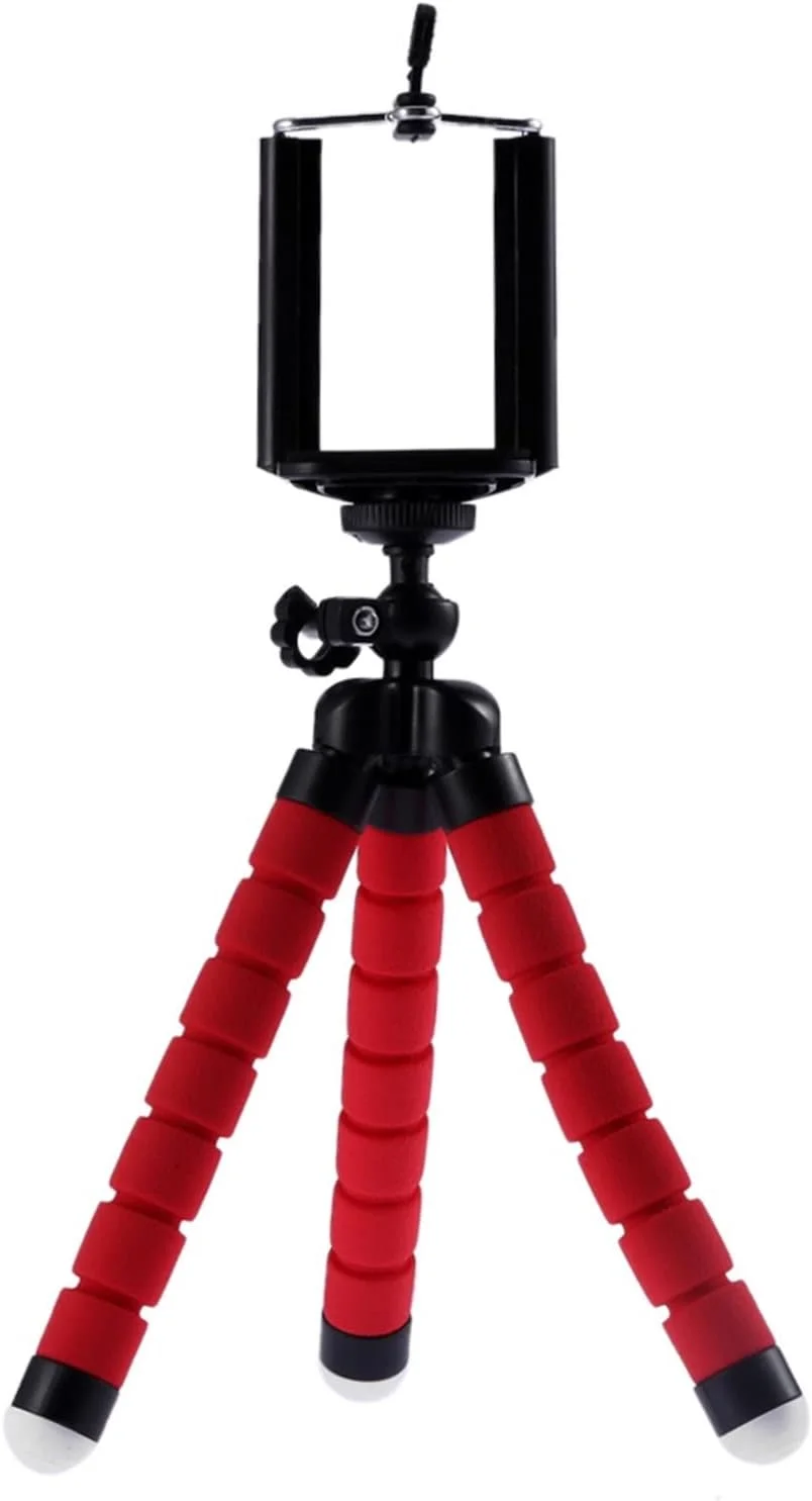 سه پایه انعطاف پذیر کوچک و جهانی ZURBAA، نگهدارنده تلفن و دوربین قابل حمل