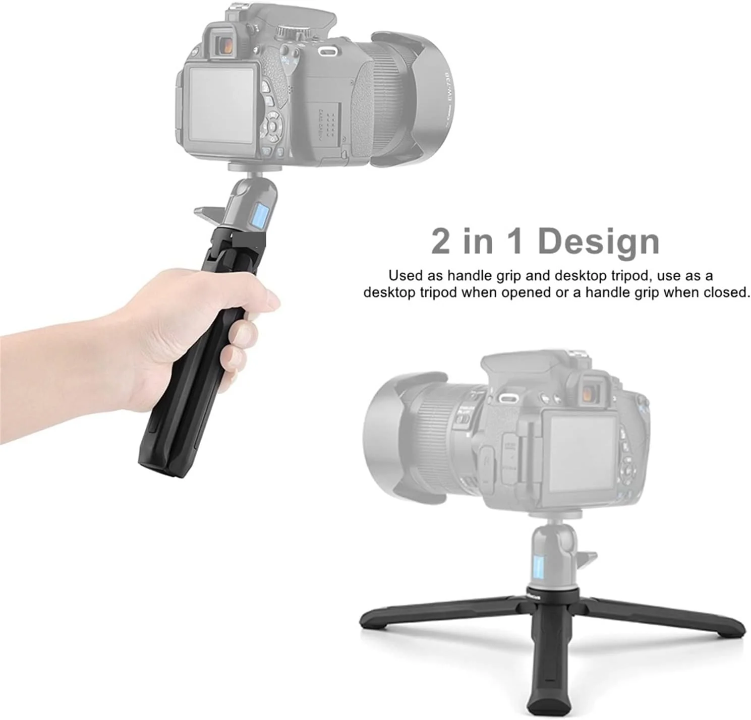 سه پایه آلومینیومی رومیزی، پایه سه پایه برای تثبیت کننده و دسته نگهدارنده سه پایه آلومینیومی رومیزی، پایه سه پایه برای تثبیت کننده و دسته نگهدارنده