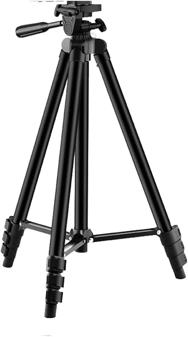 پایه دوربین سه پایه ZURBAA، پایه سلفی تلفن همراه، پایه قابل تنظیم قابل حمل، گیره نگهدارنده تلفن هوشمند، کنترل ویدیو زنده