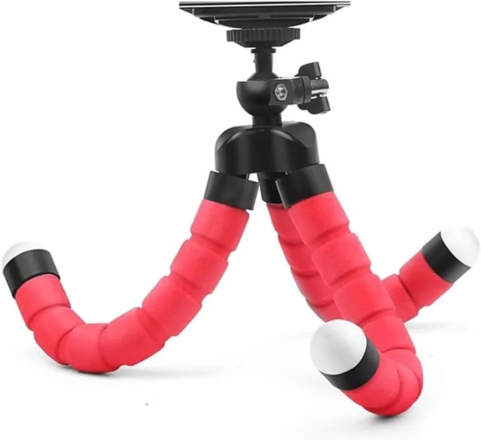 سه پایه گوشی موبایل ZURBAA، سه پایه یونیورسال، براکت متنوع عکاسی، اسفنجی