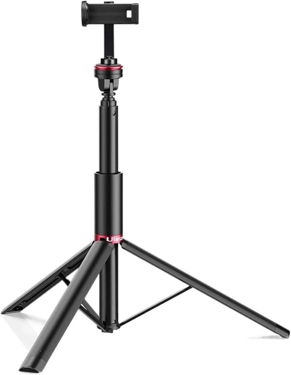 پایه نور فلزی قابل حمل ZURBAA به همراه هولدر موبایل، سه پایه و تک پایه برای نور ویدئویی، دوربین، تلفن هوشمند و پروژکتور
