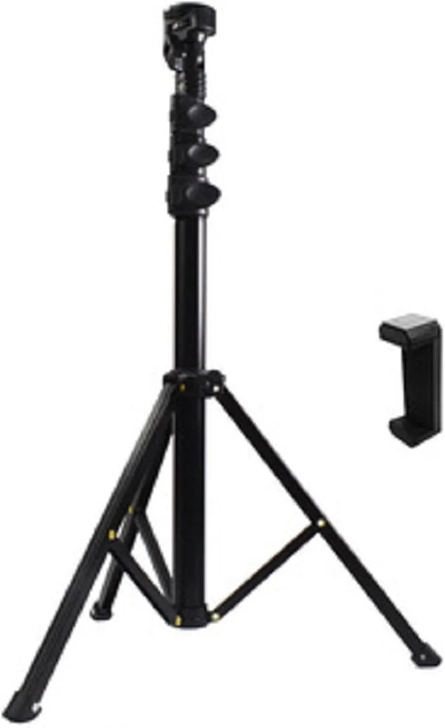 سه پایه دوربین ZURBAA، سه پایه تلفن همراه مناسب فضای باز، پنج قسمتی قابل حمل با قابلیت چرخش پانوراما