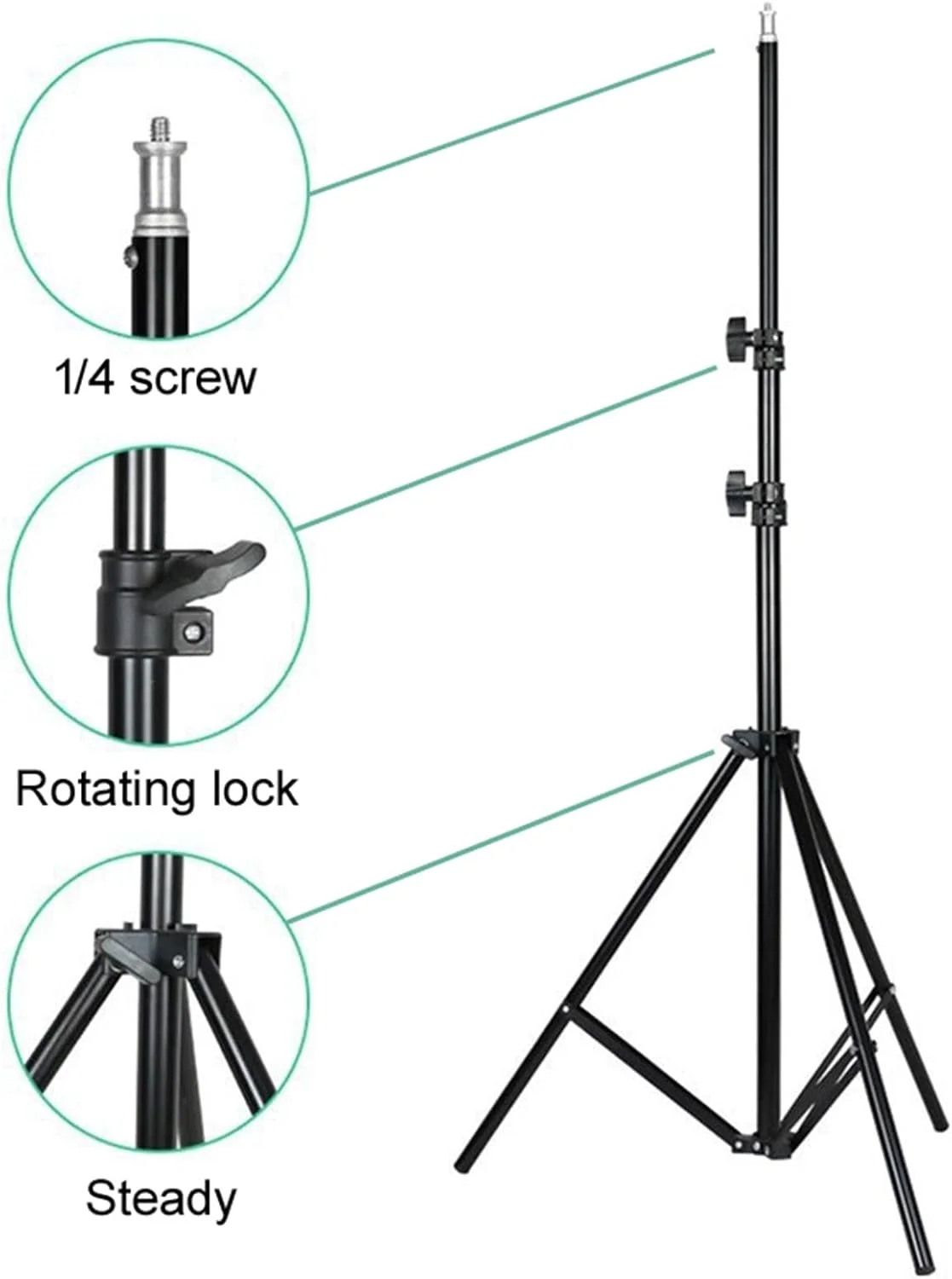پایه نگهدارنده گوشی موبایل ZURBAA سه پایه برای دوربین گوشی عکاسی زنده سه پایه سلفی گوشی موبایل