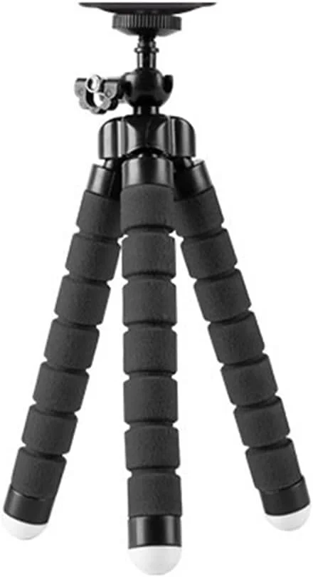 سه پایه کوچک ZURBAA، سه پایه انعطاف پذیر برای دوربین، سه پایه رومیزی برای گیره تلفن هوشمند