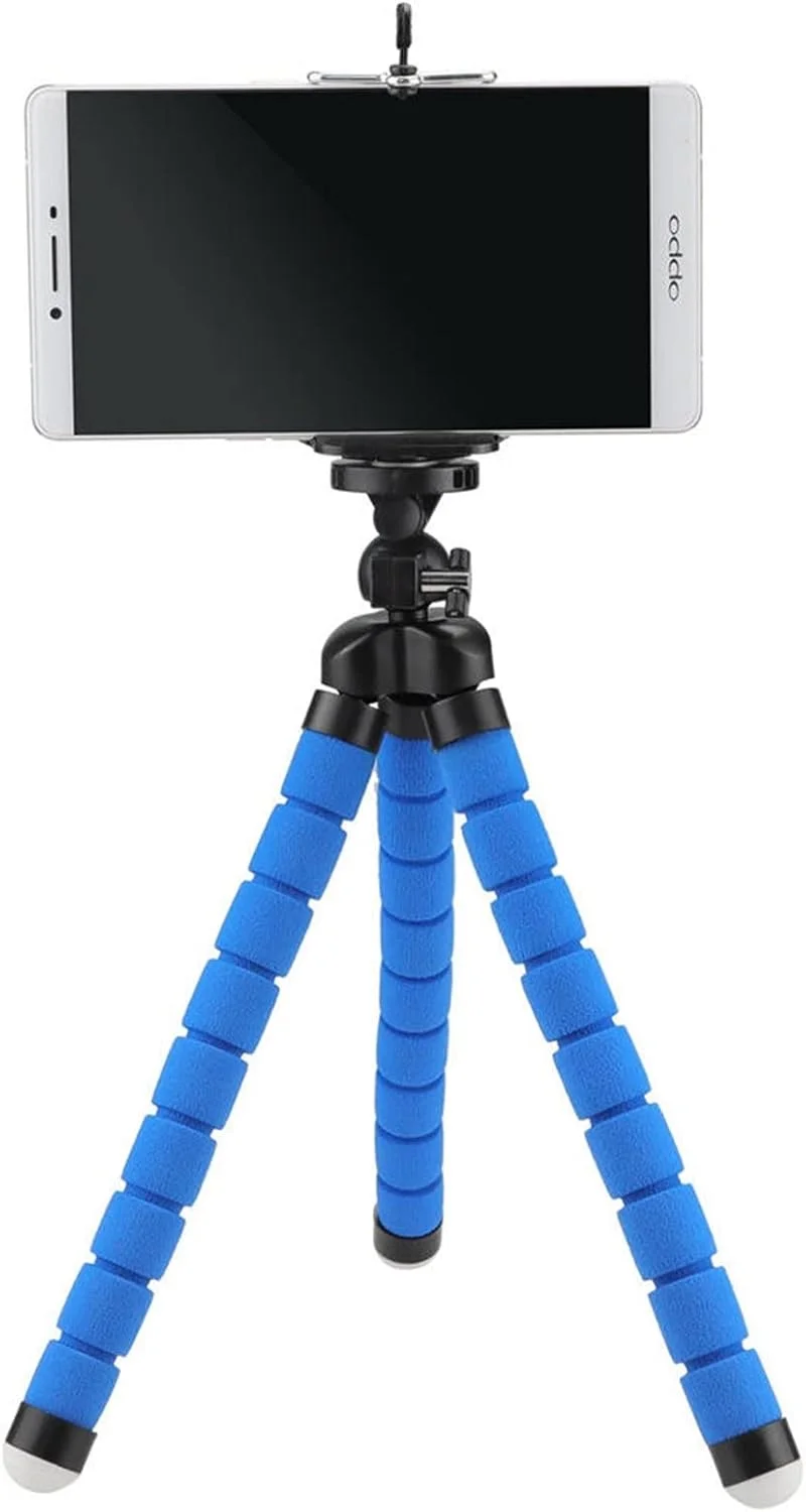 سه پایه کوچک ZURBAA، پایه رومیزی انعطاف پذیر و سبک، سه پایه قابل افزایش طول، نگهدارنده تلفن، مونوپاد سلفی برای دوربین و تلفن همراه