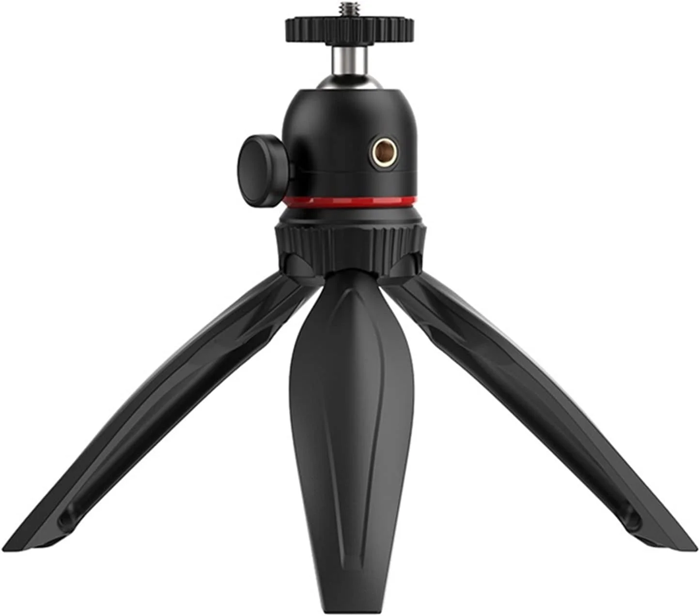 پایه نگهدارنده تلفن همراه سه پایه قابل تنظیم با سر توپی جداشدنی برای سه پایه دوربین SLR تلفن هوشمند