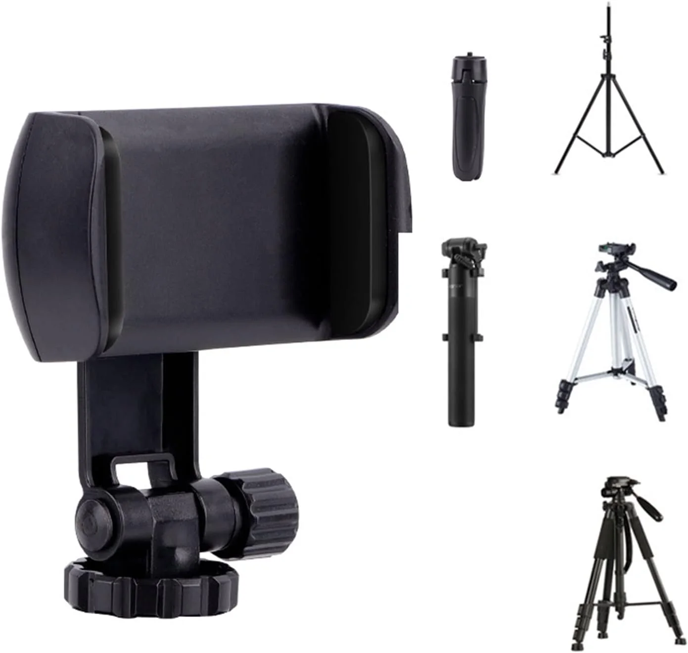 پایه نگهدارنده گوشی سه پایه چرخان ZURBAA، سه پایه تاشو قابل حمل