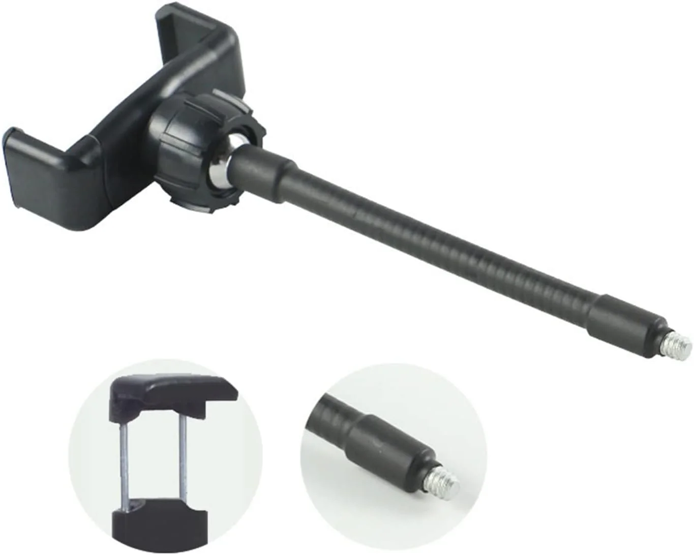 پایه نگهدارنده گوشی موبایل، سه پایه و تک پایه، گیره فنری قابل حمل برای گوشی های هوشمند، مناسب پخش زنده، هولدر گیره ای گوشی، پایه رینگ لایت