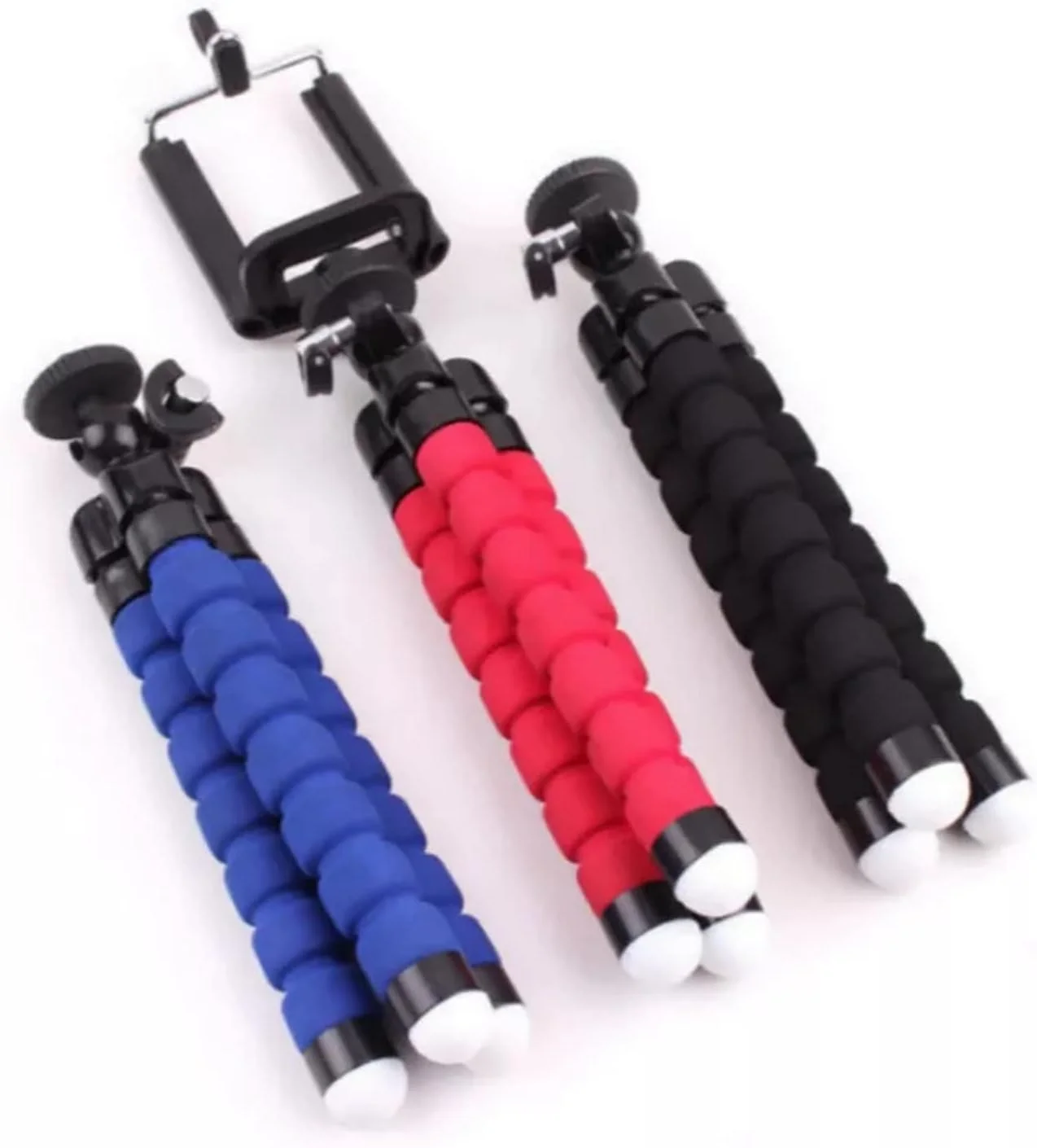 نگهدارنده سه پایه، سه پایه هشت پا انعطاف پذیر، پایه سلفی گسترش یابنده، لوازم جانبی استایلینگ برای دوربین تلفن همراه