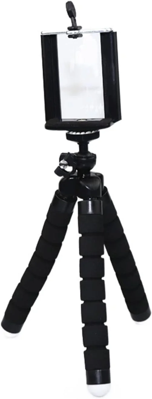 سه پایه انعطاف پذیر جهانی برای تلفن همراه، نگهدارنده دوربین موبایل، گیره تلفن هوشمند