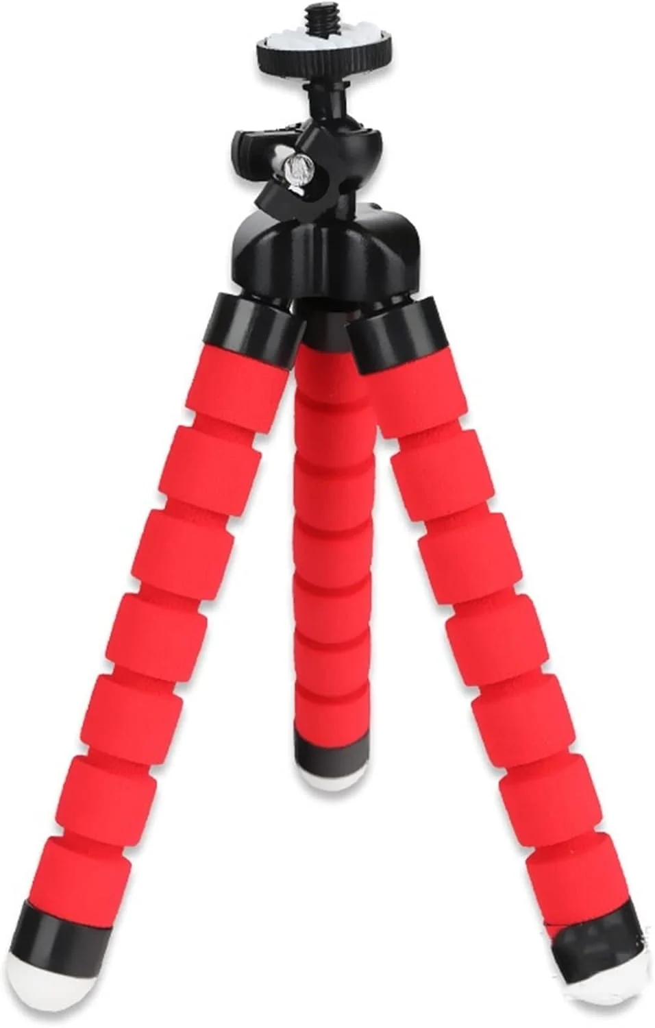 پایه نگهدارنده گوشی موبایل، سه پایه انعطاف پذیر قابل تنظیم با گیره نگهدارنده دوربین گوشی، سه پایه کوچک برای