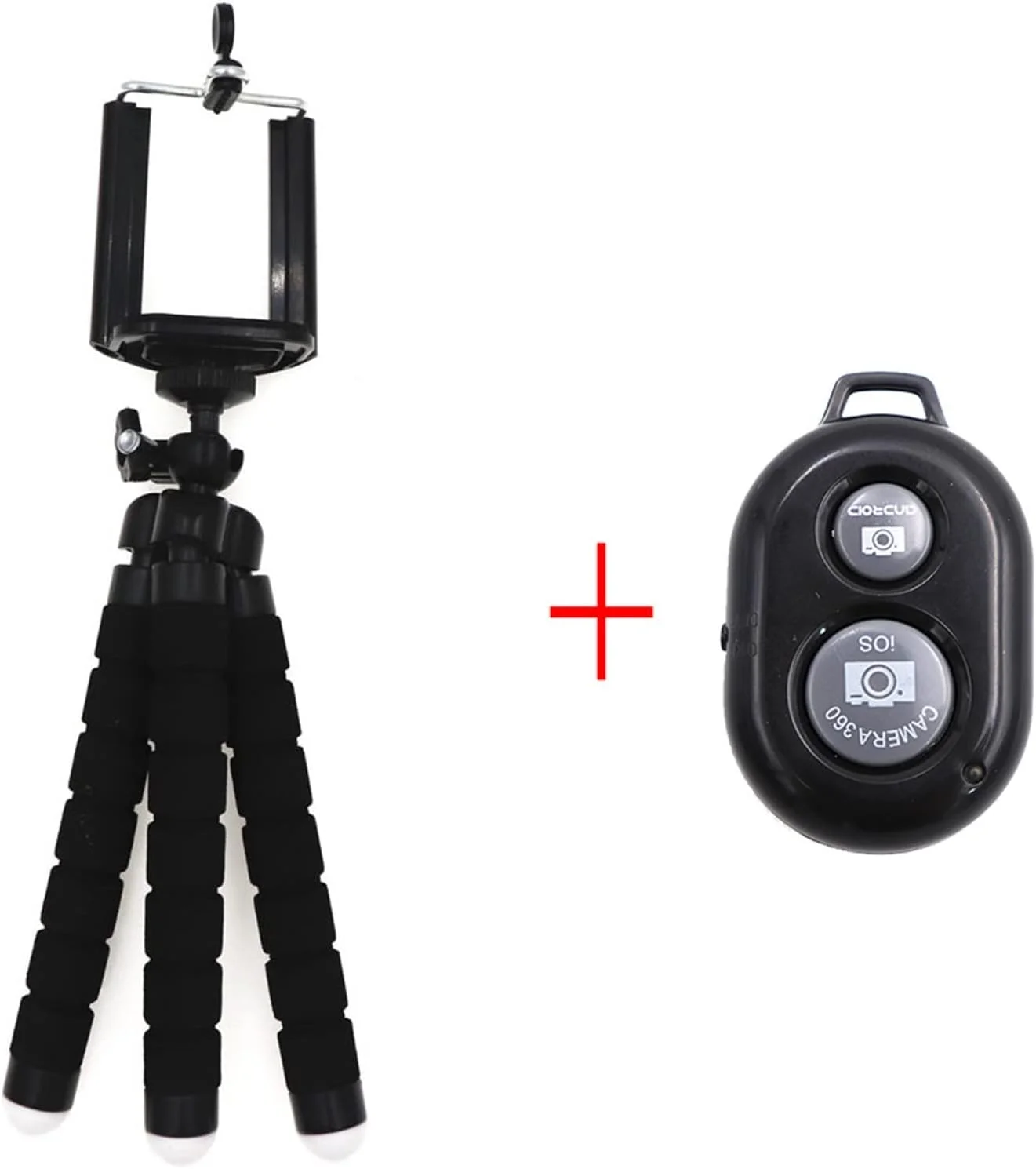 سه پایه انعطاف پذیر جهانی برای تلفن همراه، نگهدارنده دوربین موبایل، گیره تلفن هوشمند