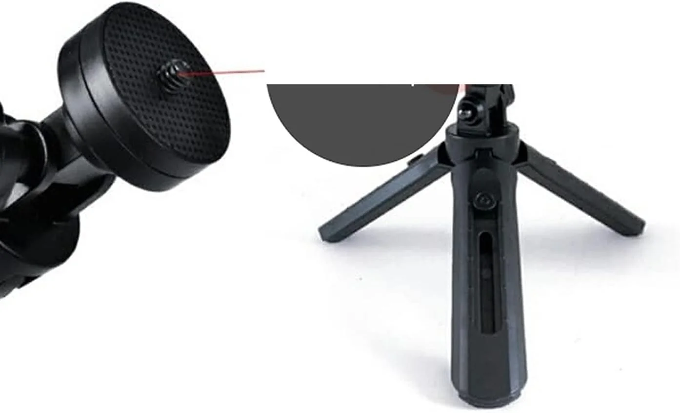 سه پایه کوچک رومیزی دوربین گوشی موبایل با سر توپی انعطاف پذیر و جداشدنی